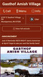 Mobile Screenshot of gasthofamishvillage.com